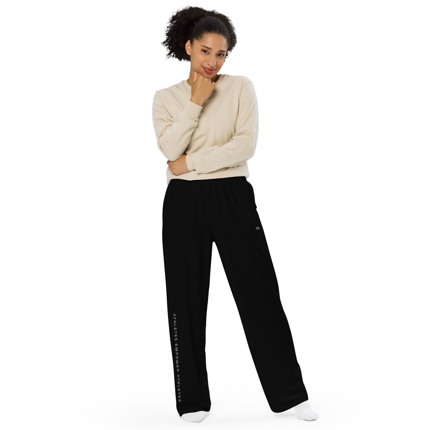 Athletes Empower Athletes - Unisex wide-leg pants by DarkByteGear
