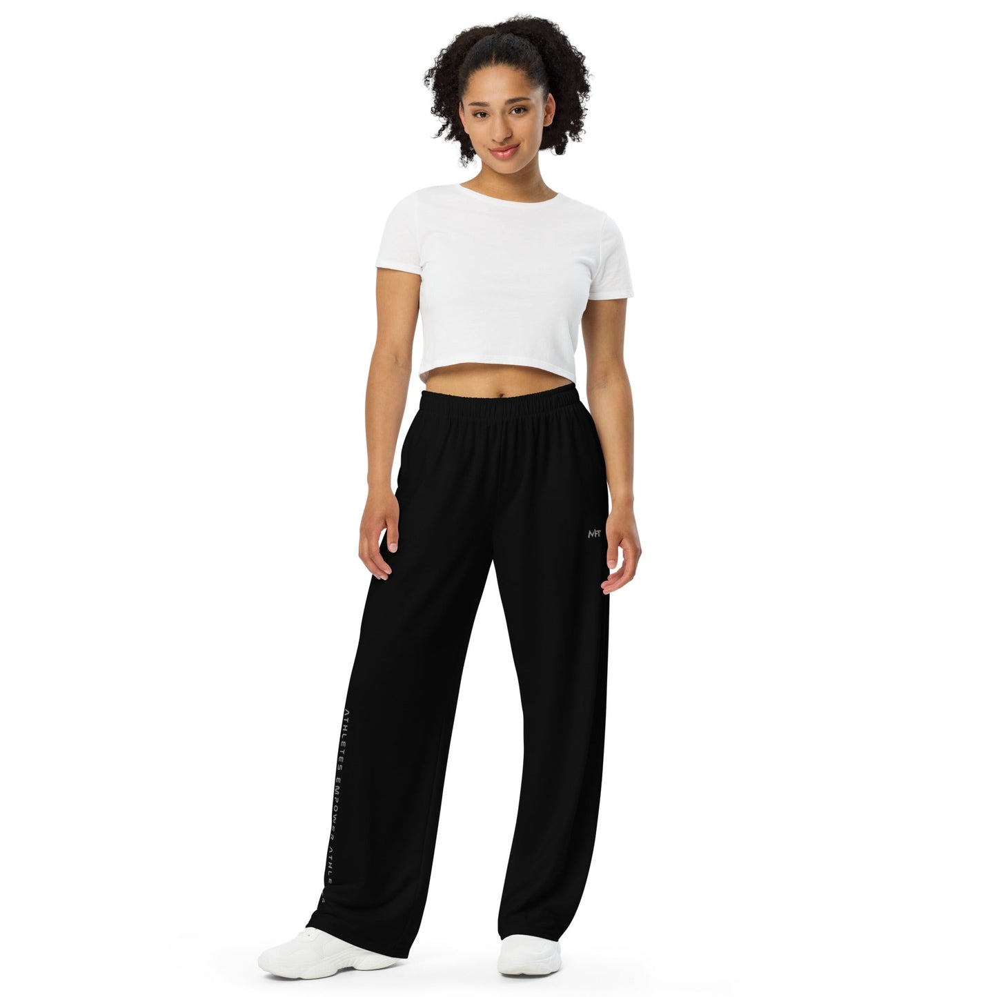 Athletes Empower Athletes - Unisex wide-leg pants by DarkByteGear