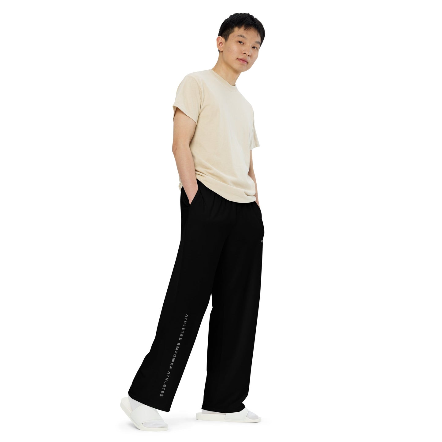 Athletes Empower Athletes - Unisex wide-leg pants by DarkByteGear