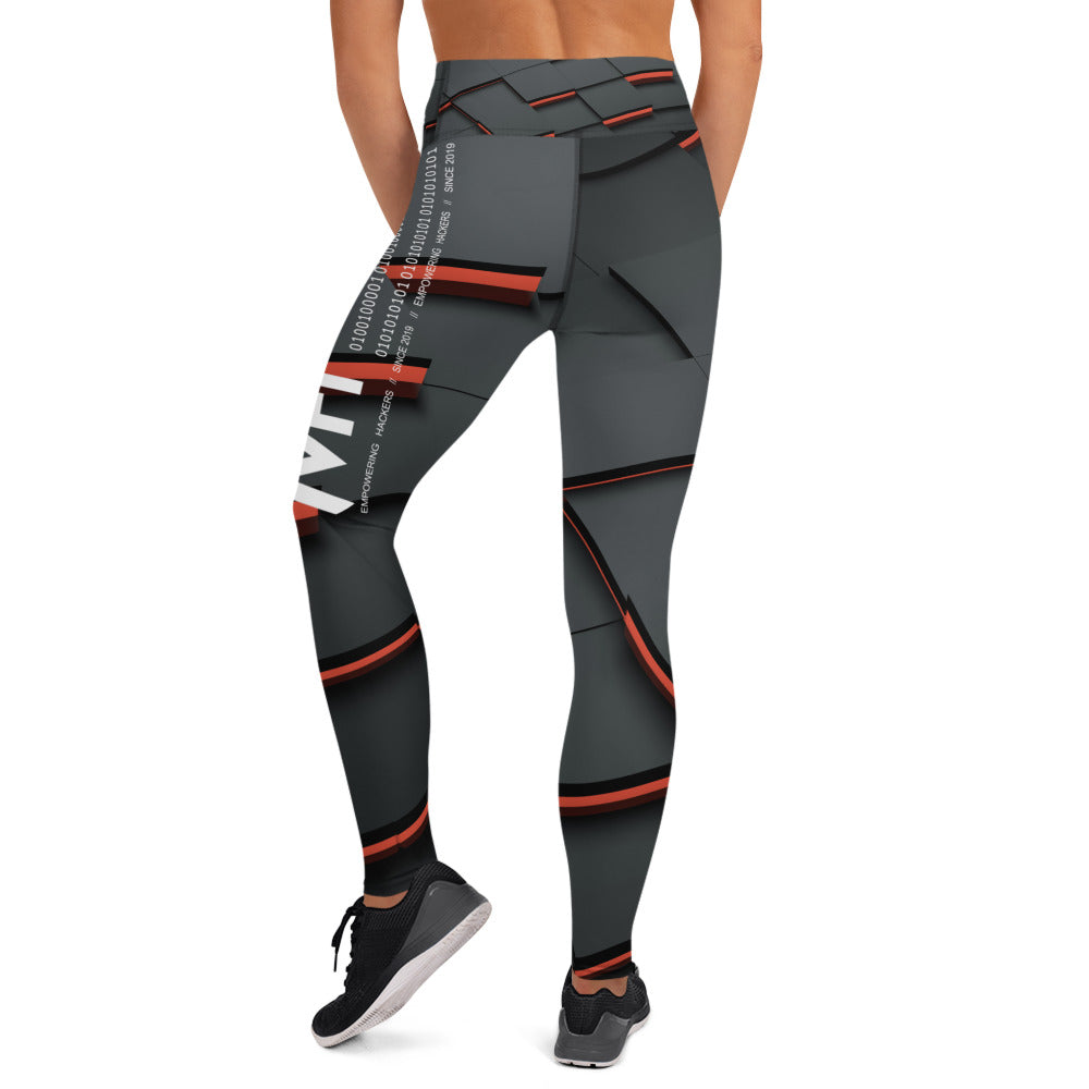 Cyber Security Red Team - Yoga Leggings by DarkByteGear