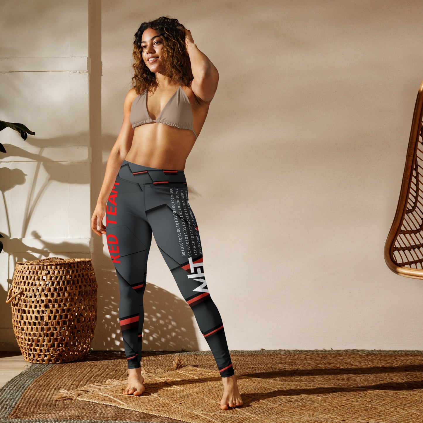 Cyber Security Red Team - Yoga Leggings by DarkByteGear