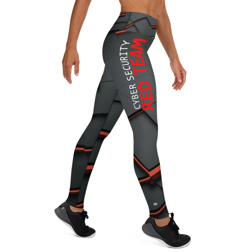 Cyber Security Red Team - Yoga Leggings by DarkByteGear