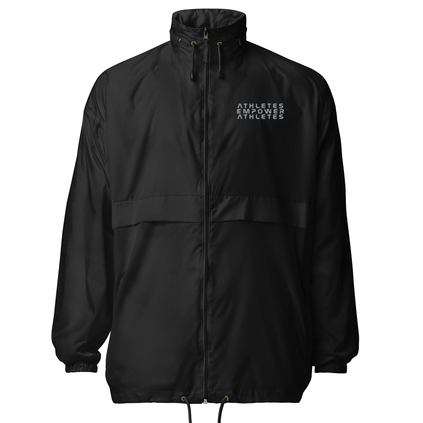 Athletes Empower Athletes - Unisex windbreaker by DarkByteGear