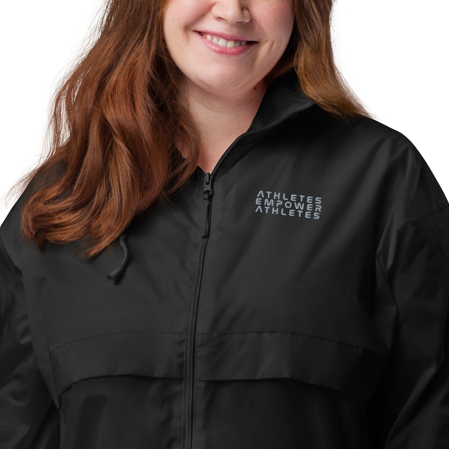 Athletes Empower Athletes - Unisex windbreaker by DarkByteGear