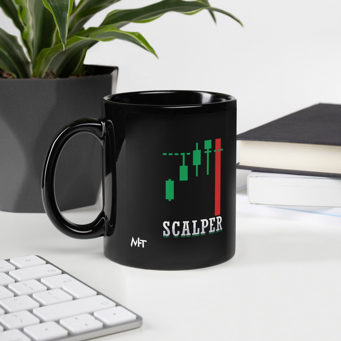 Scalper - Black Glossy Mug by DarkByteGear