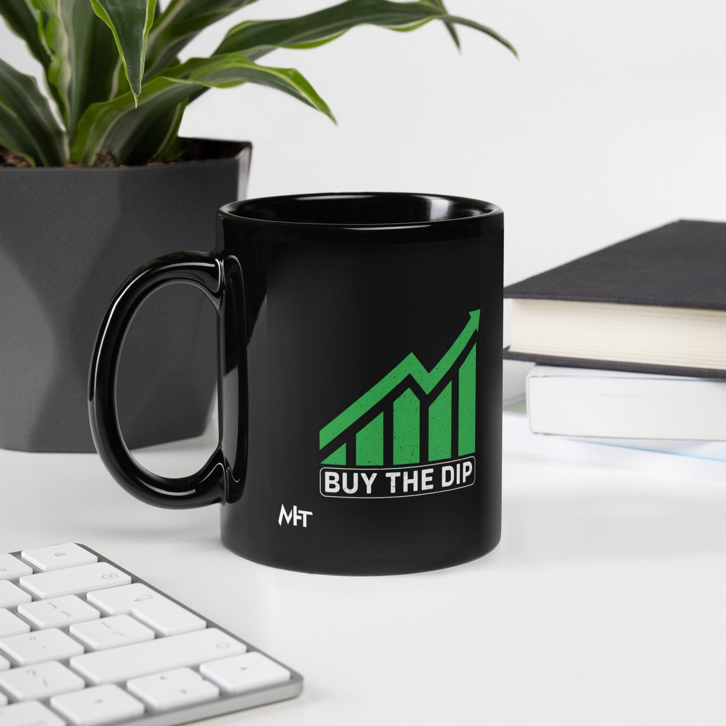 Buy the Dip - Black Glossy Mug by DarkByteGear
