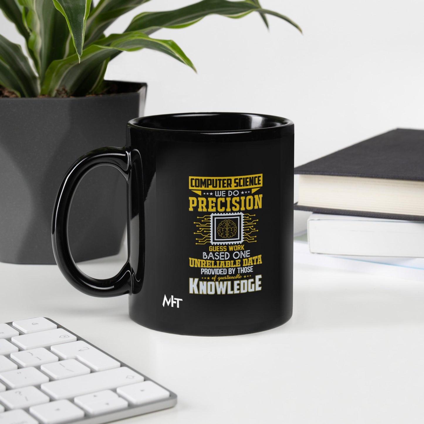 Computer Science: We do V1 - Black Glossy Mug by DarkByteGear