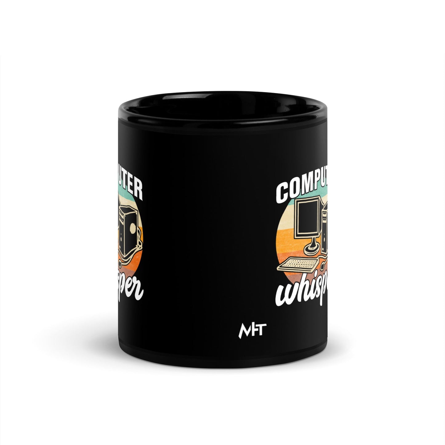 Computers whisper - Black Glossy Mug by DarkByteGear