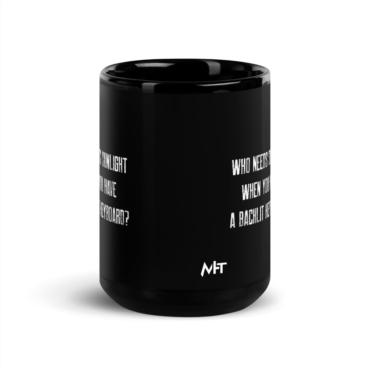 Black Glossy Mug by DarkByteGear