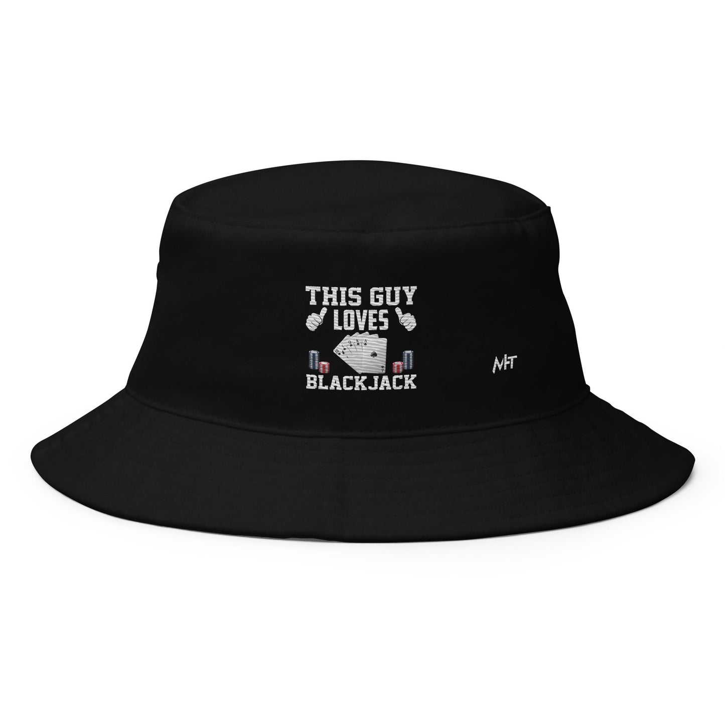 This Guy Loves Black Jack V1 - Bucket Hat by DarkByteGear