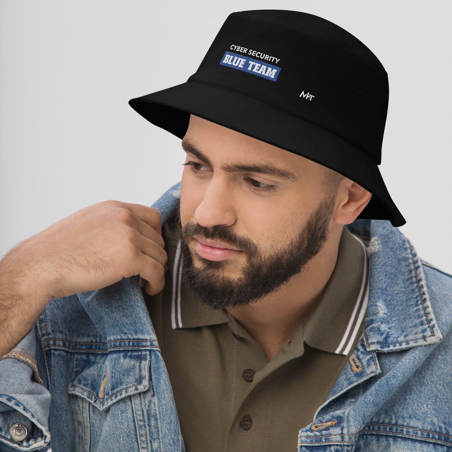Cyber Security Blue Team V10 - Bucket Hat by DarkByteGear