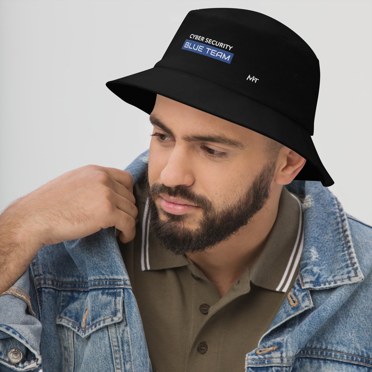 Cyber Security Blue Team V12 - Bucket Hat by DarkByteGear
