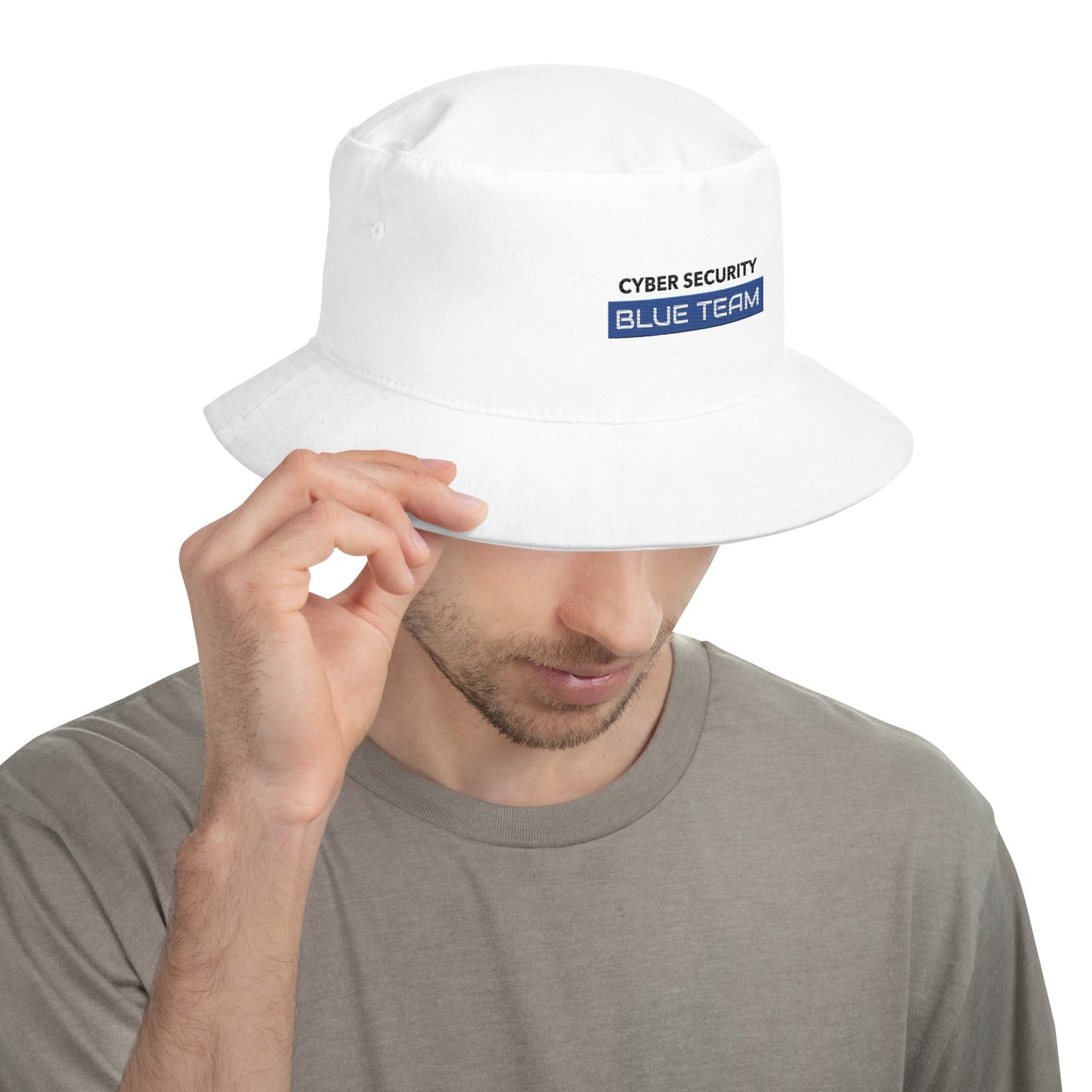 Cyber Security Blue Team V12 - Bucket Hat by DarkByteGear
