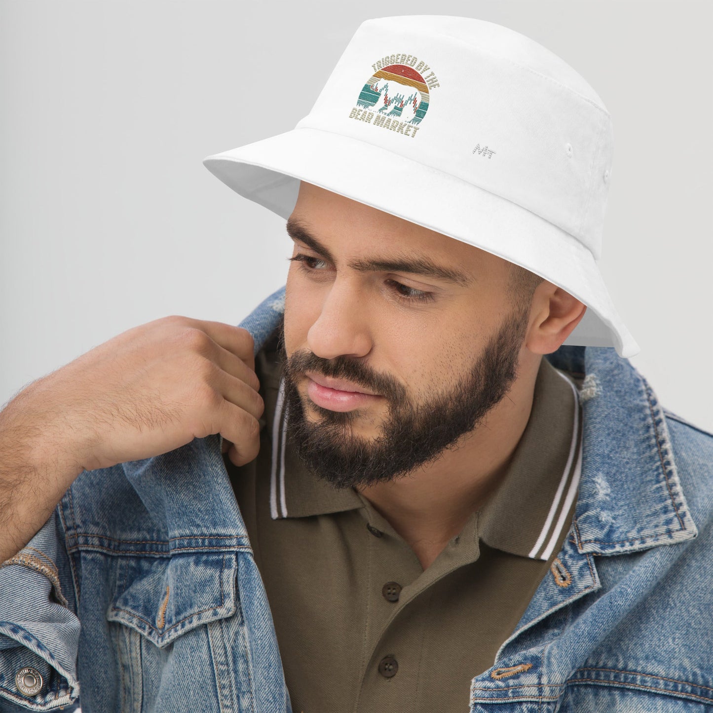 Triggered by the Bear Market - Bucket Hat by DarkByteGear