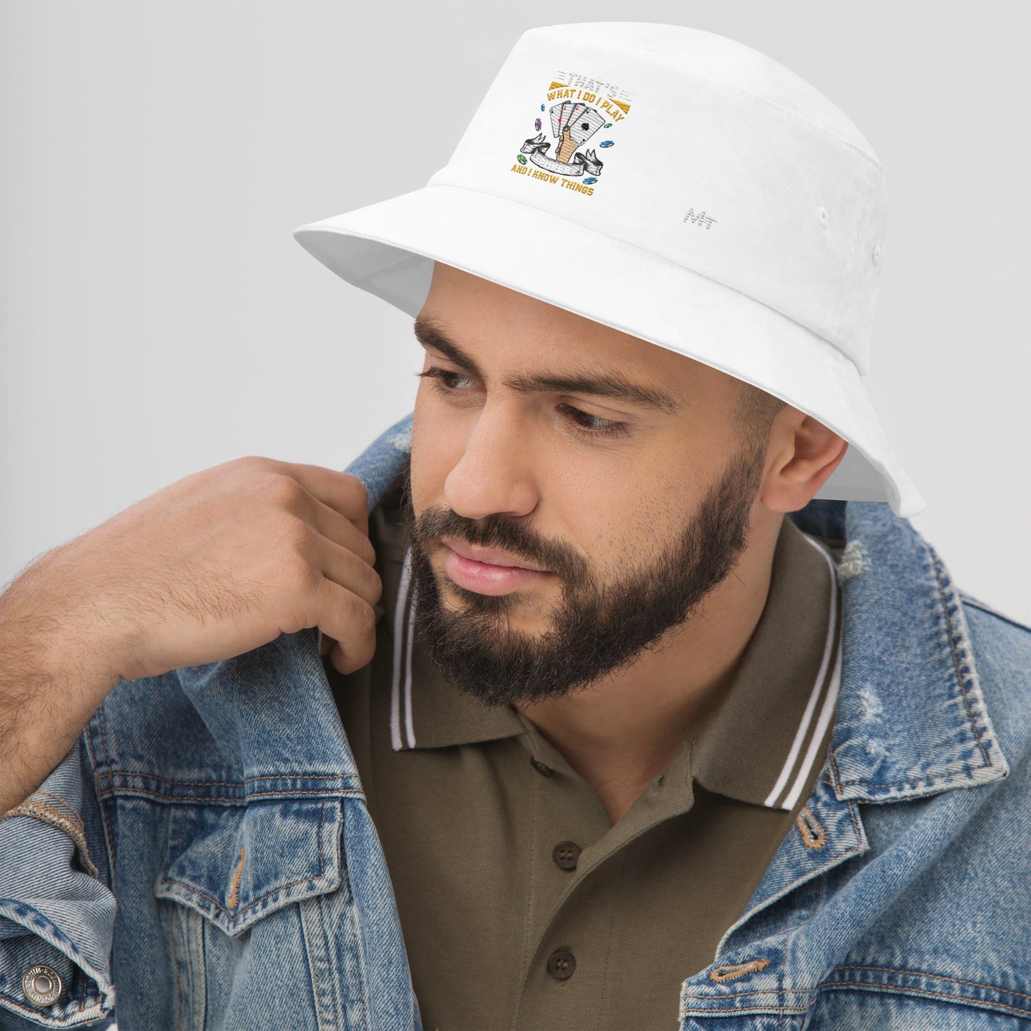 That's what I Do; I Play Poker and I Know Things - Bucket Hat by DarkByteGear