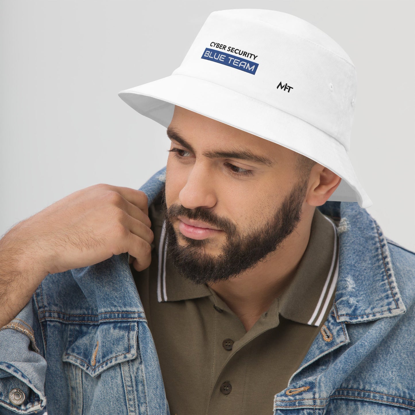 Cyber Security Blue Team V12 - Bucket Hat by DarkByteGear