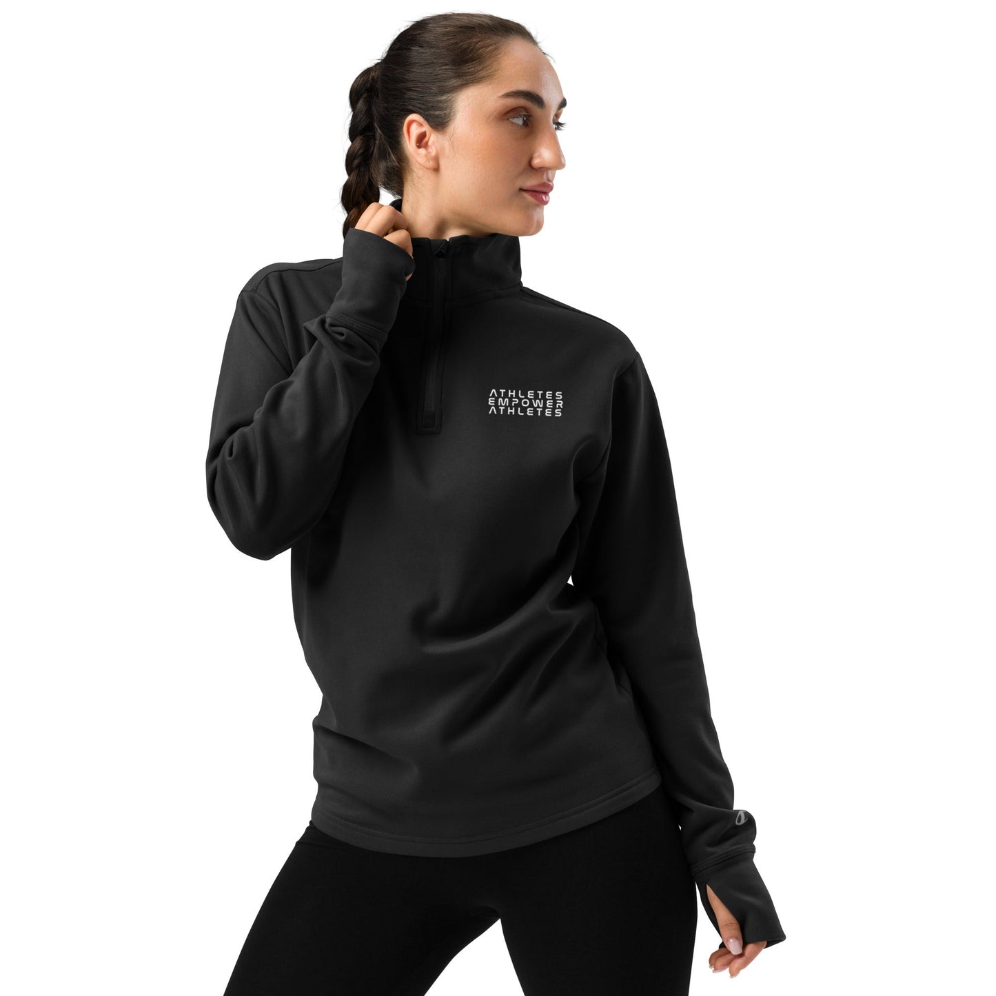 Athletes Empower Athletes - Quarter zip pullover by DarkByteGear