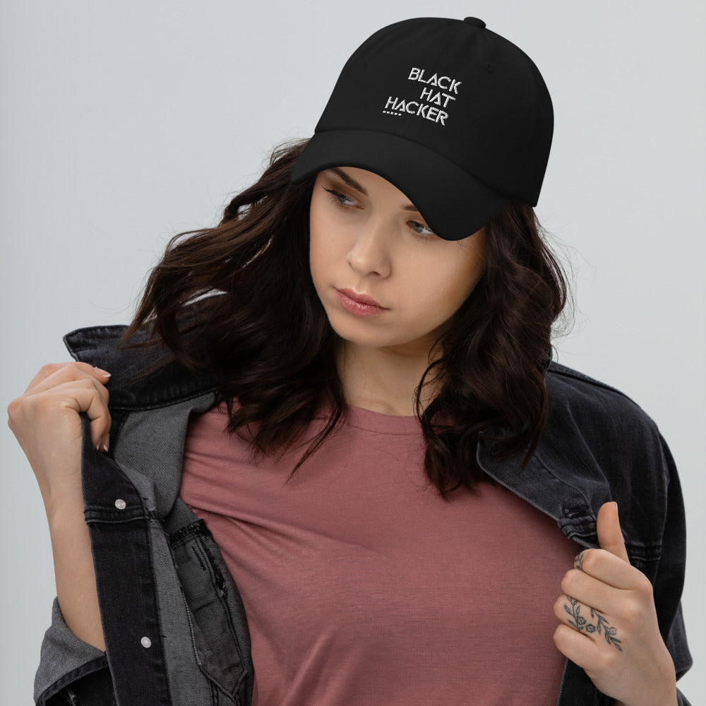 Black Hat Hacker - Dad hat by DarkByteGear