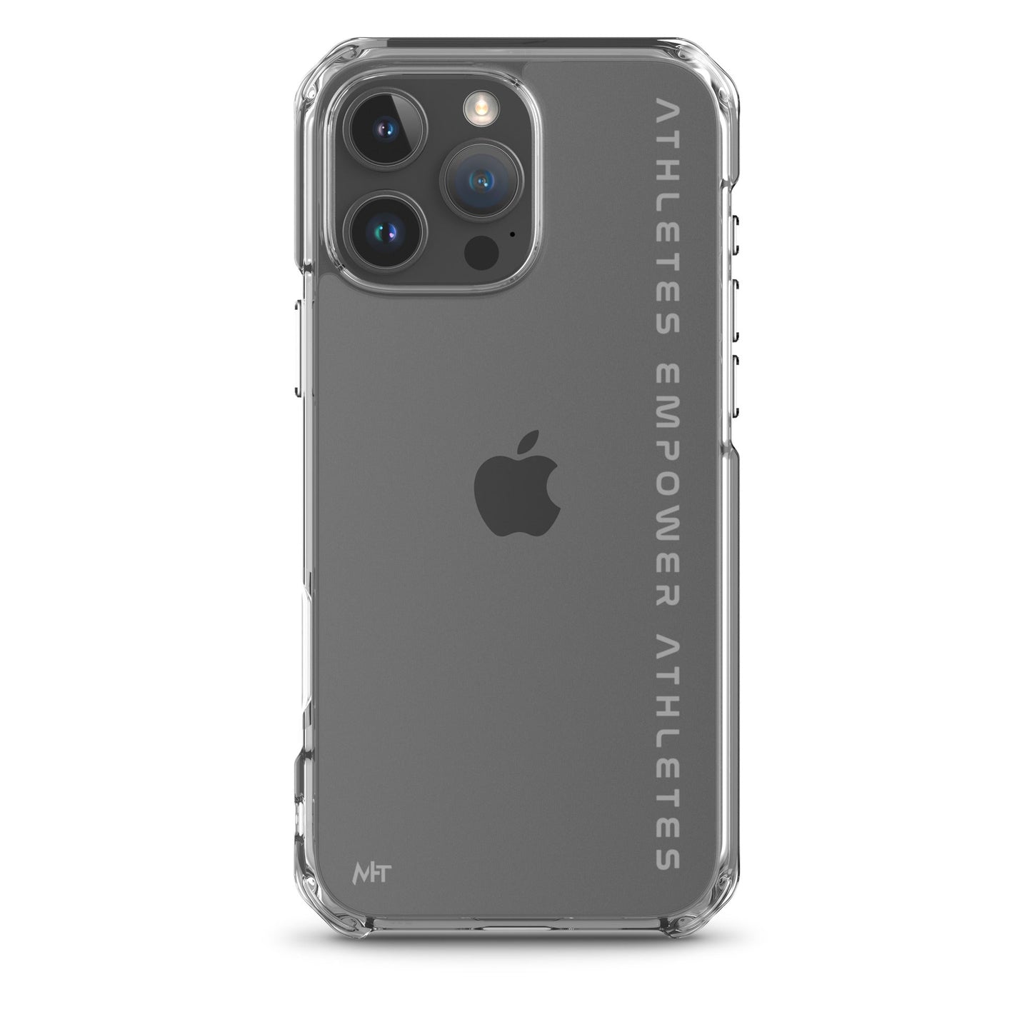 Athletes Empower Athletes - Clear Case for iPhone® by DarkByteGear