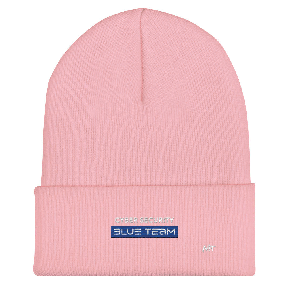 Cyber Security Blue Team V8 - Cuffed Beanie by DarkByteGear