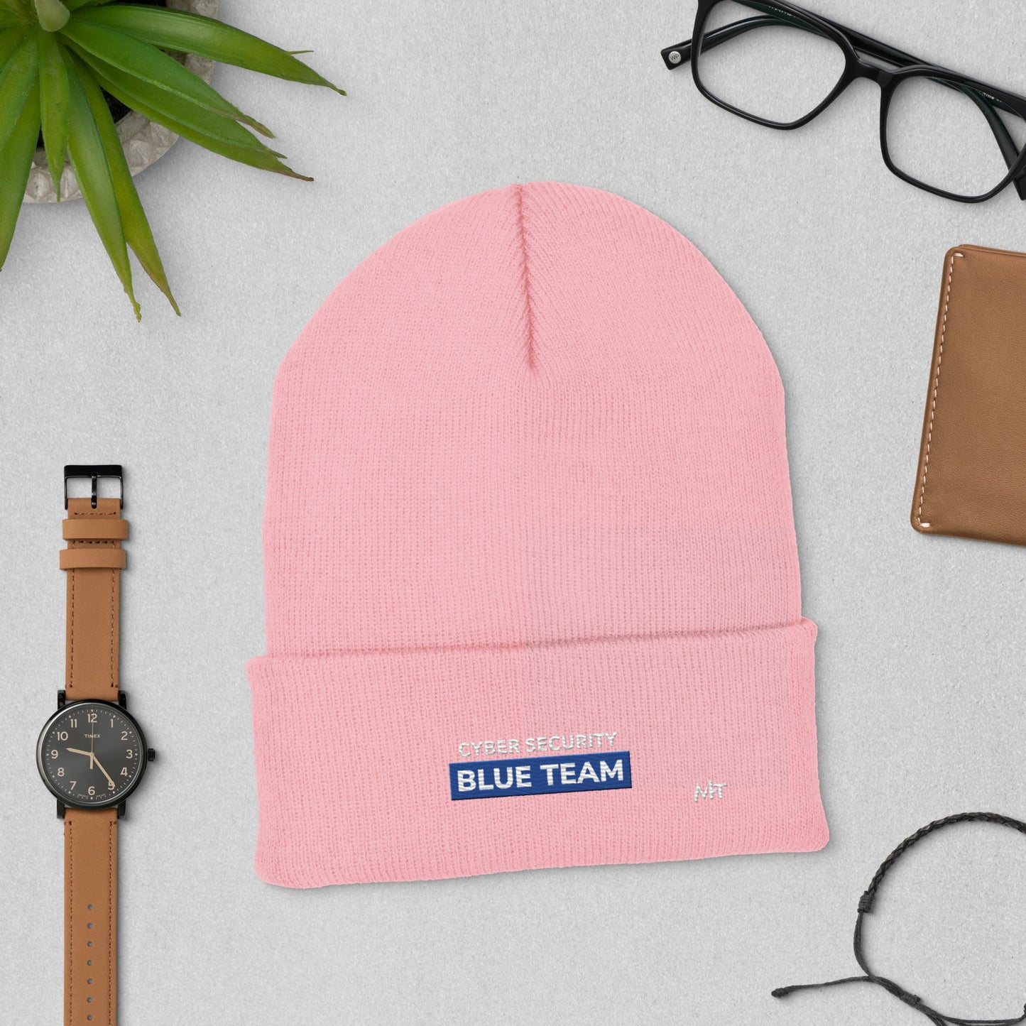 Cyber Security Blue Team V11 - Cuffed Beanie by DarkByteGear