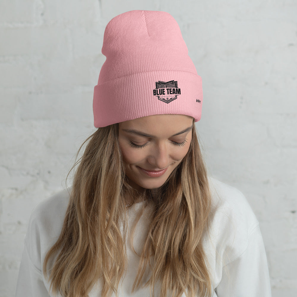 Cyber Security Blue Team V1 - Cuffed Beanie by DarkByteGear