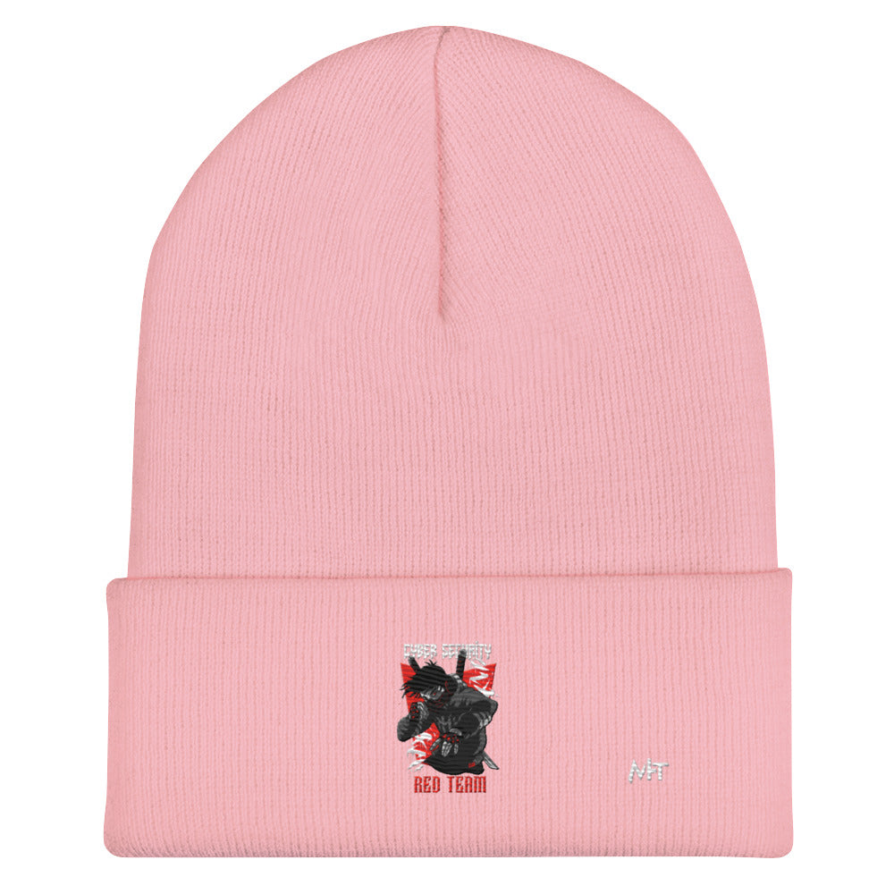 Cyber Security Red Team V3 - Cuffed Beanie by DarkByteGear