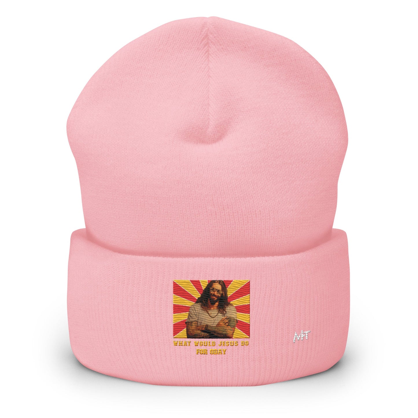 What would Jesus do for 0day v1 - Cuffed Beanie by DarkByteGear