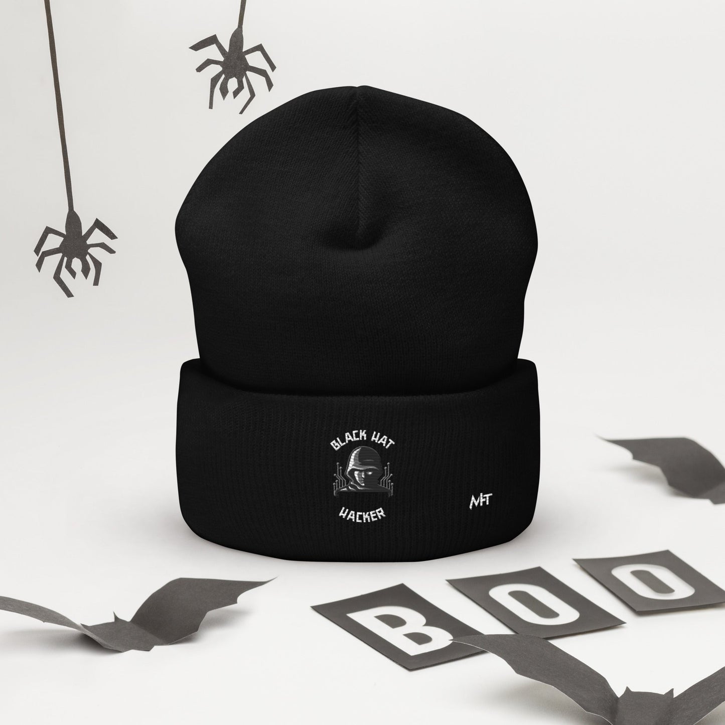 Black Hat Hacker - Cuffed Beanie by DarkByteGear
