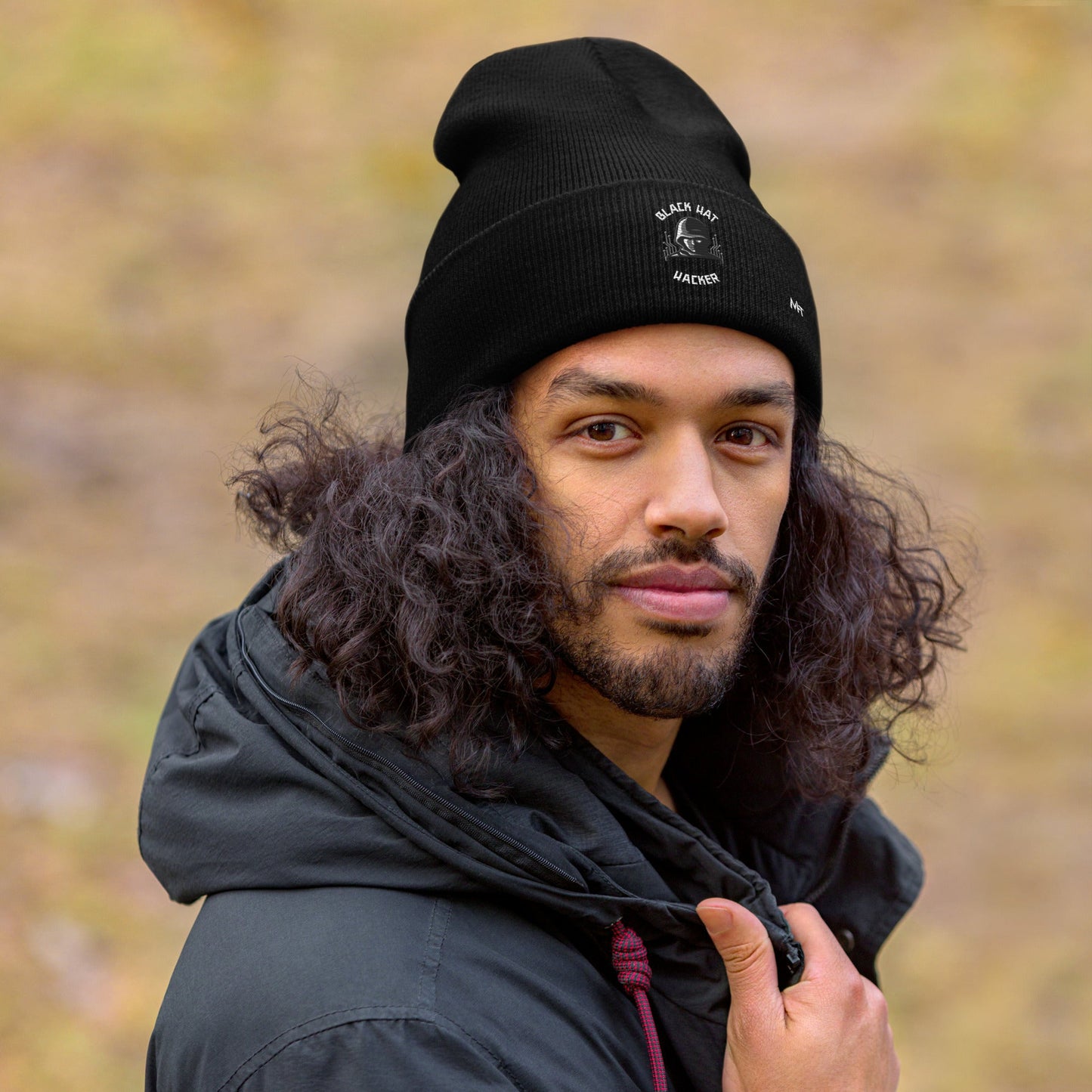 Black Hat Hacker - Cuffed Beanie by DarkByteGear