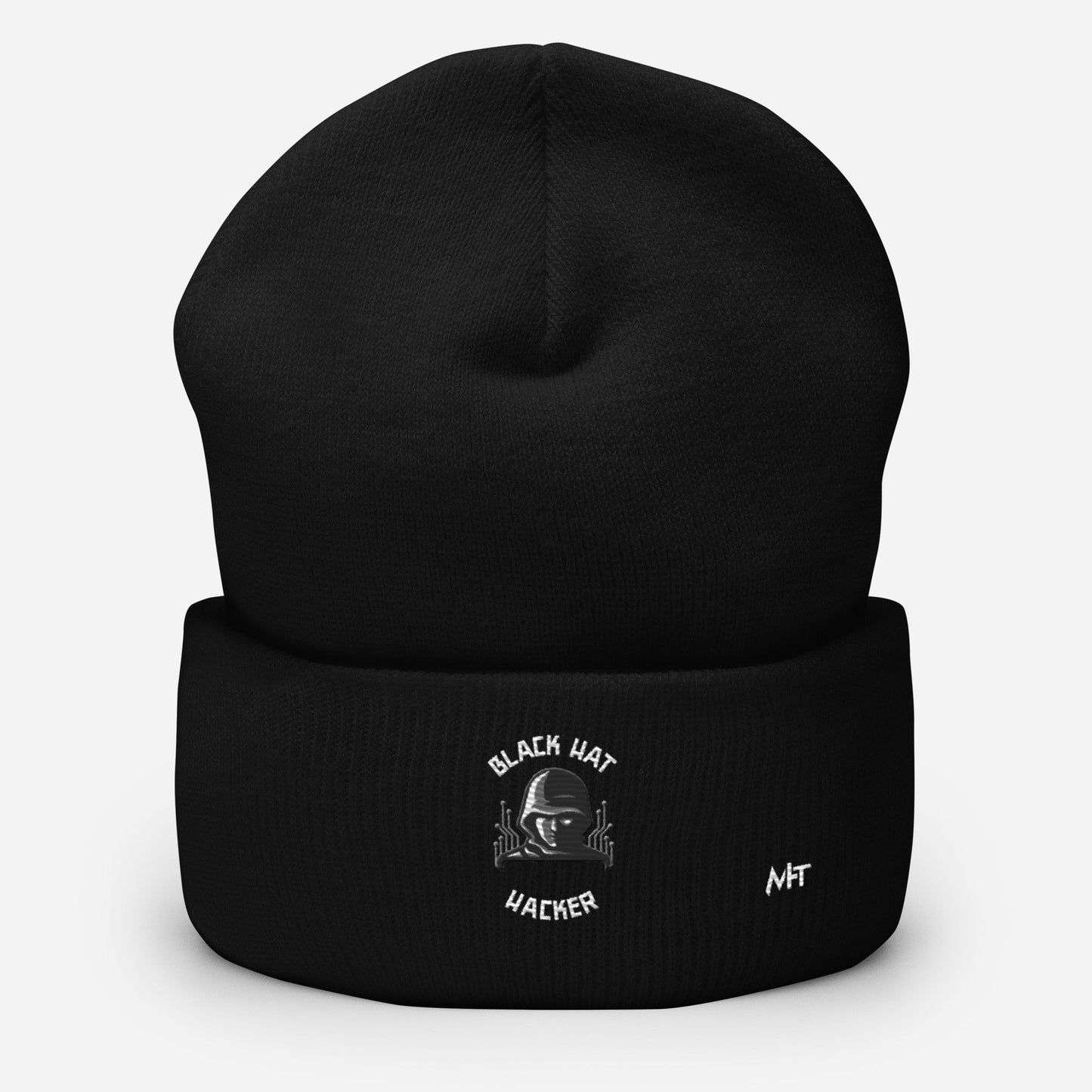Black Hat Hacker - Cuffed Beanie by DarkByteGear