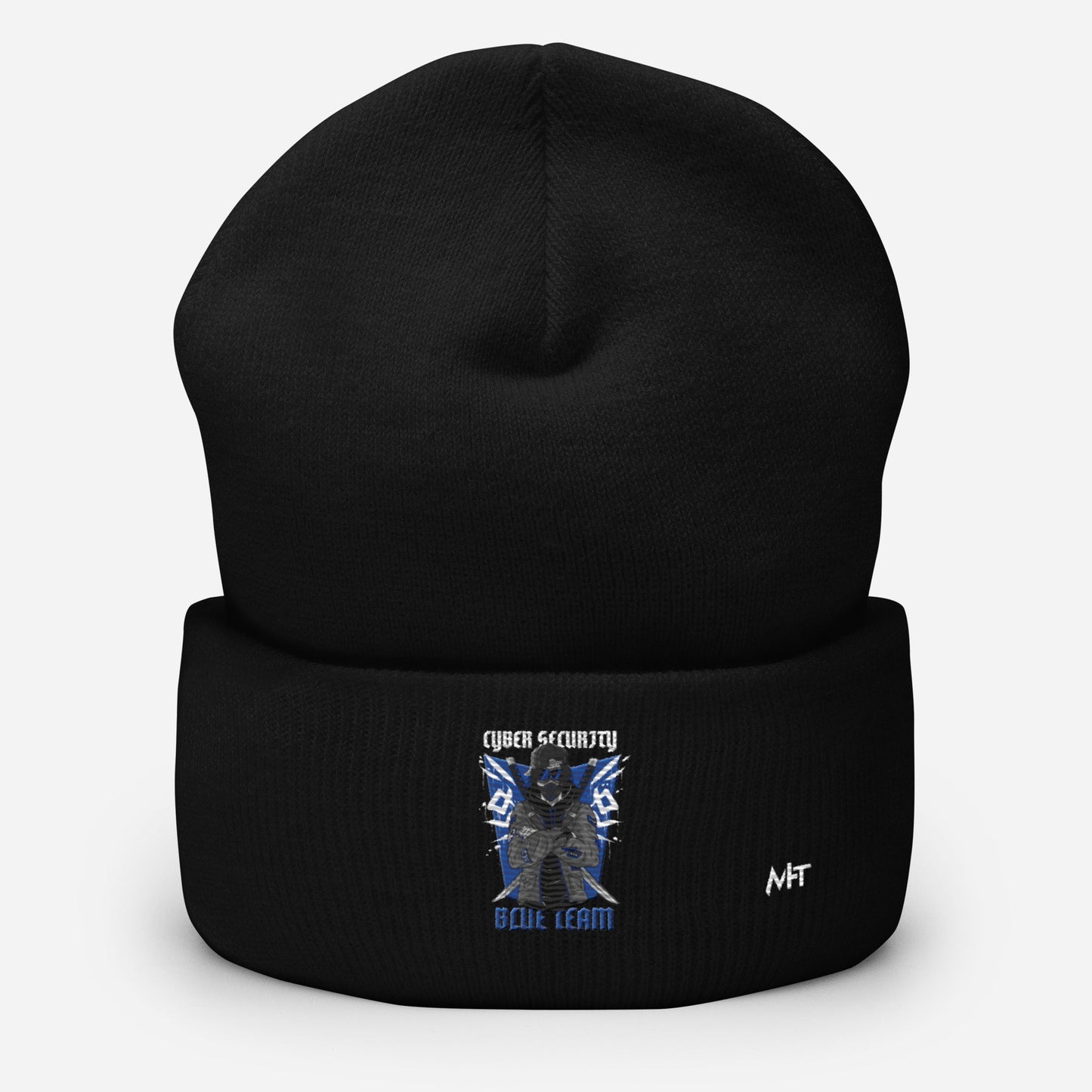 Cyber Security Blue Team V3 - Cuffed Beanie by DarkByteGear