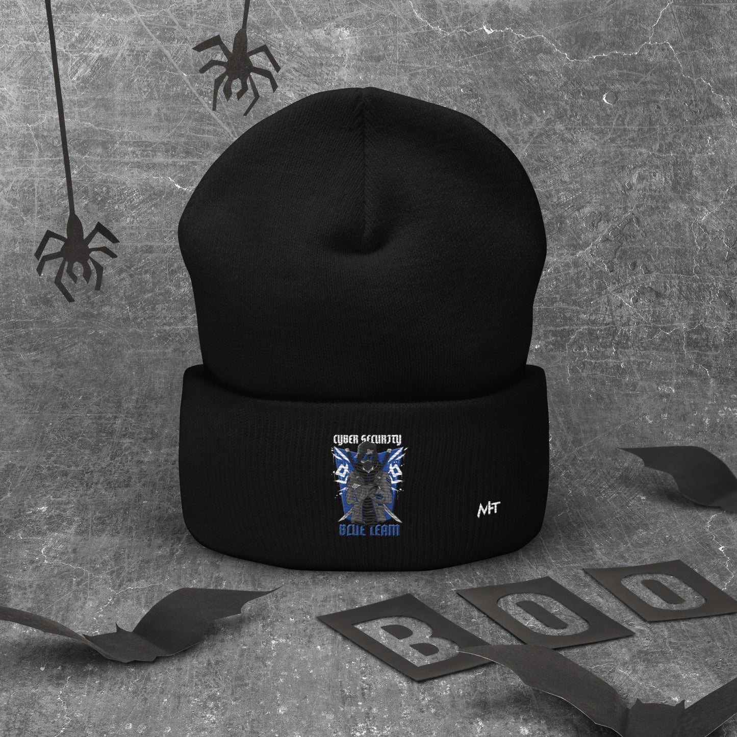 Cyber Security Blue Team V3 - Cuffed Beanie by DarkByteGear