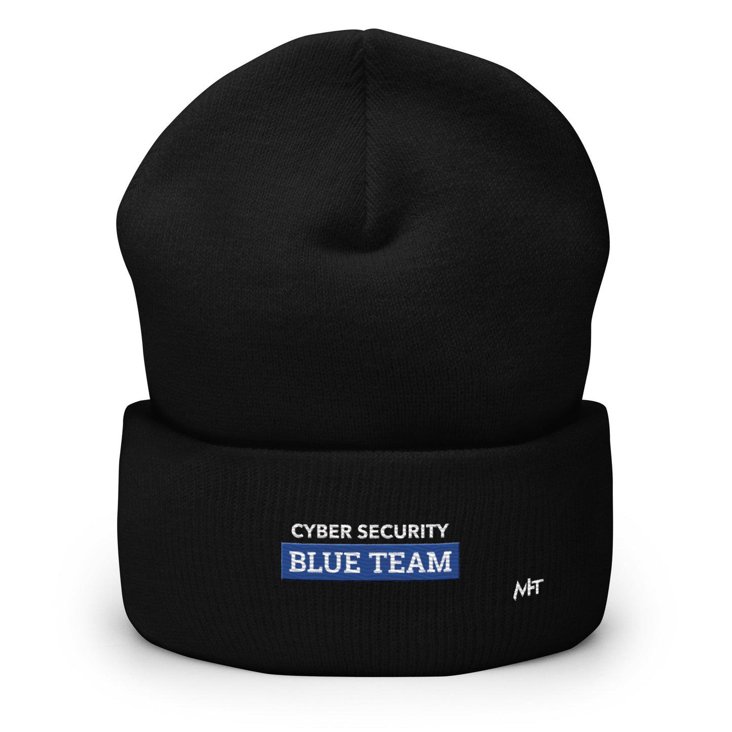 Cyber Security Blue Team V6 - Cuffed Beanie by DarkByteGear