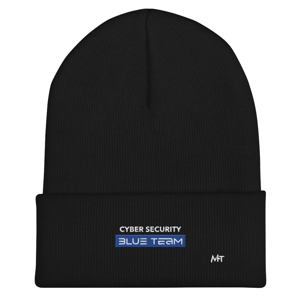 Cyber Security Blue Team V8 - Cuffed Beanie by DarkByteGear