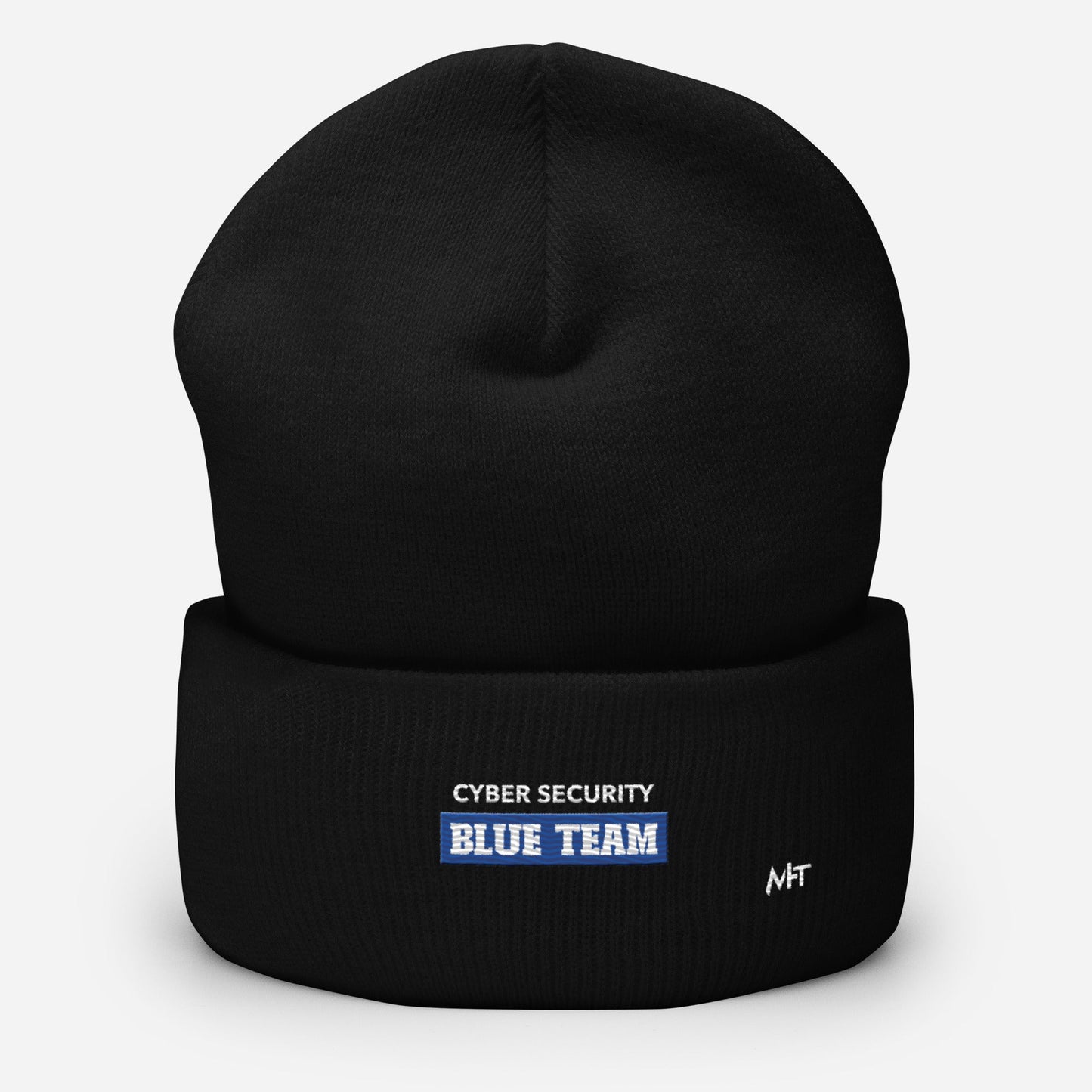 Cyber Security Blue Team V10 - Cuffed Beanie by DarkByteGear
