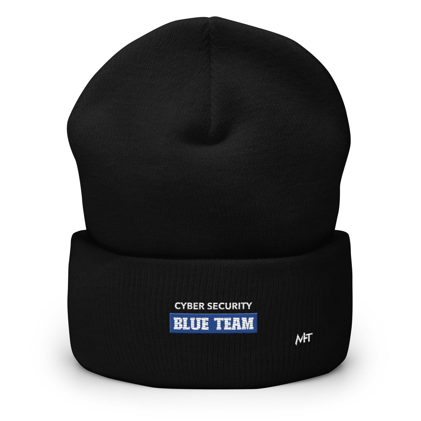 Cyber Security Blue Team V10 - Cuffed Beanie by DarkByteGear