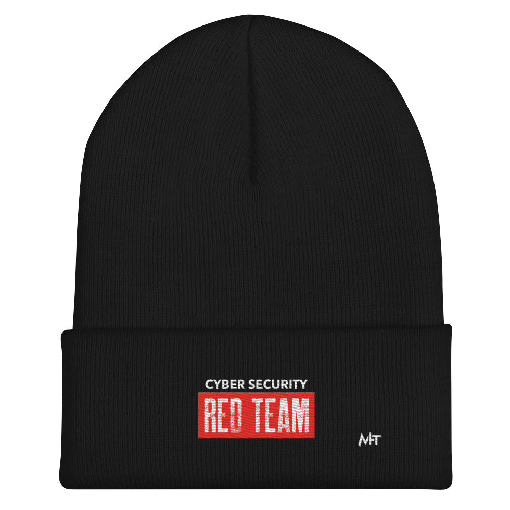 Cyber Security Red Team V1 - Cuffed Beanie by DarkByteGear
