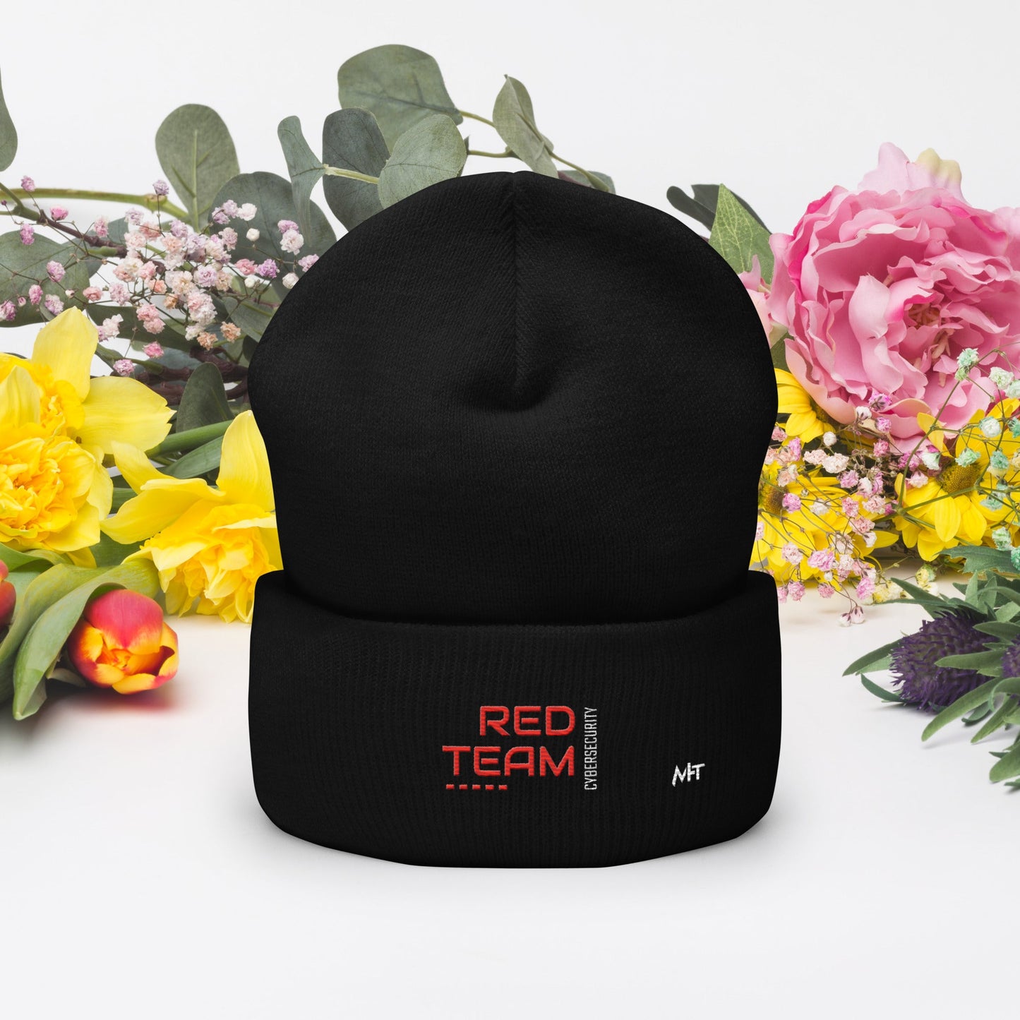 Cyber Security Red Team V14 - Cuffed Beanie by DarkByteGear