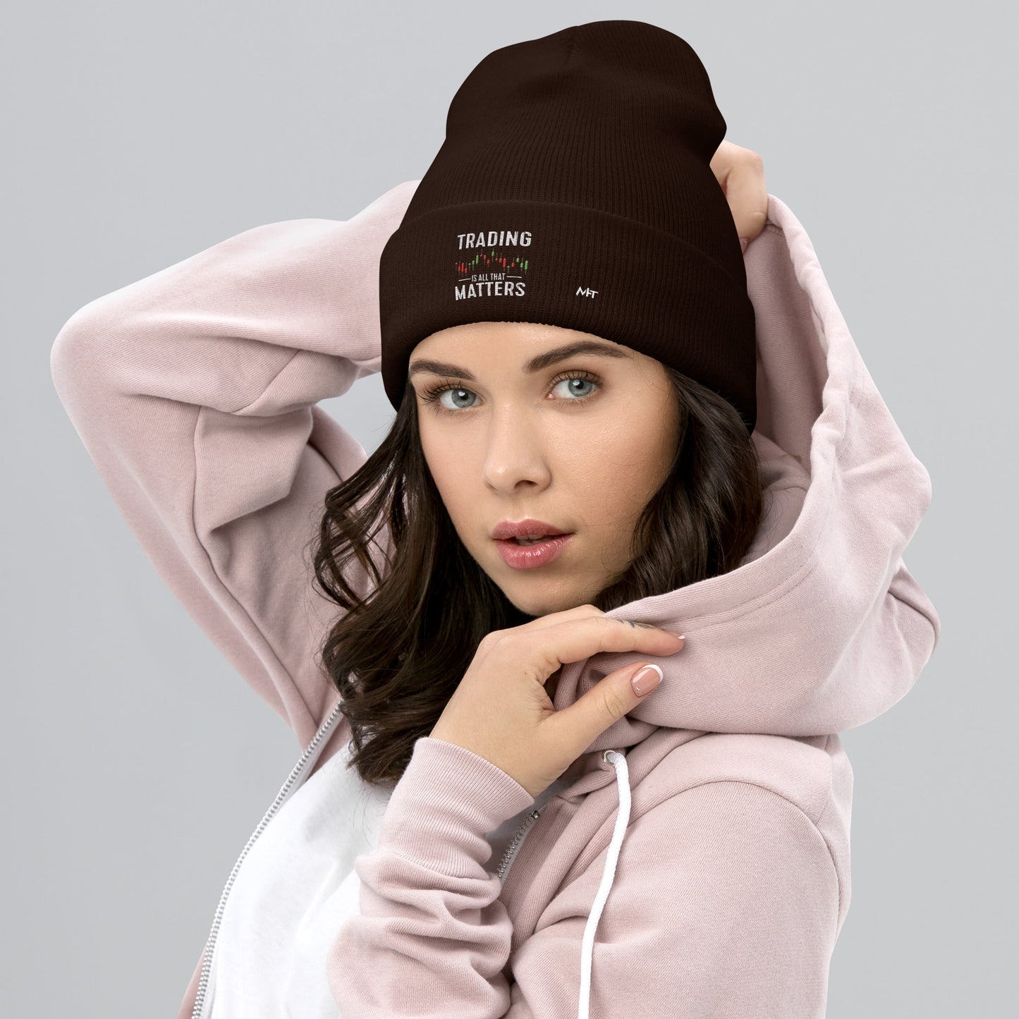Trading is all that Matters - Cuffed Beanie by DarkByteGear