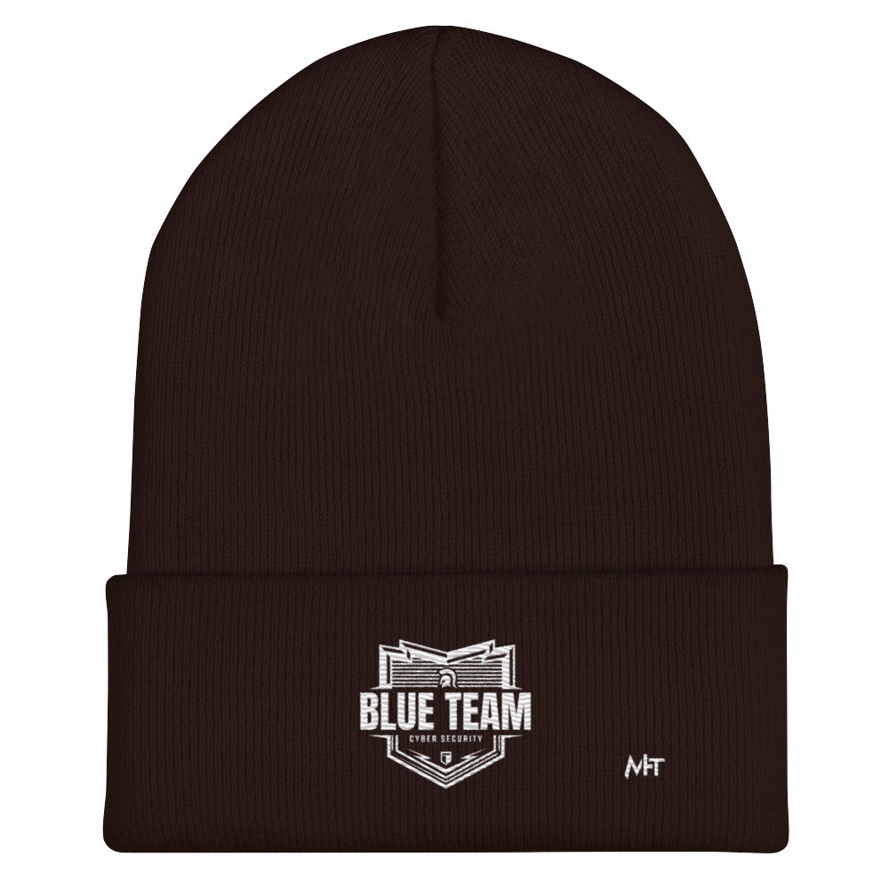 Cyber Security Blue Team V1 - Cuffed Beanie by DarkByteGear