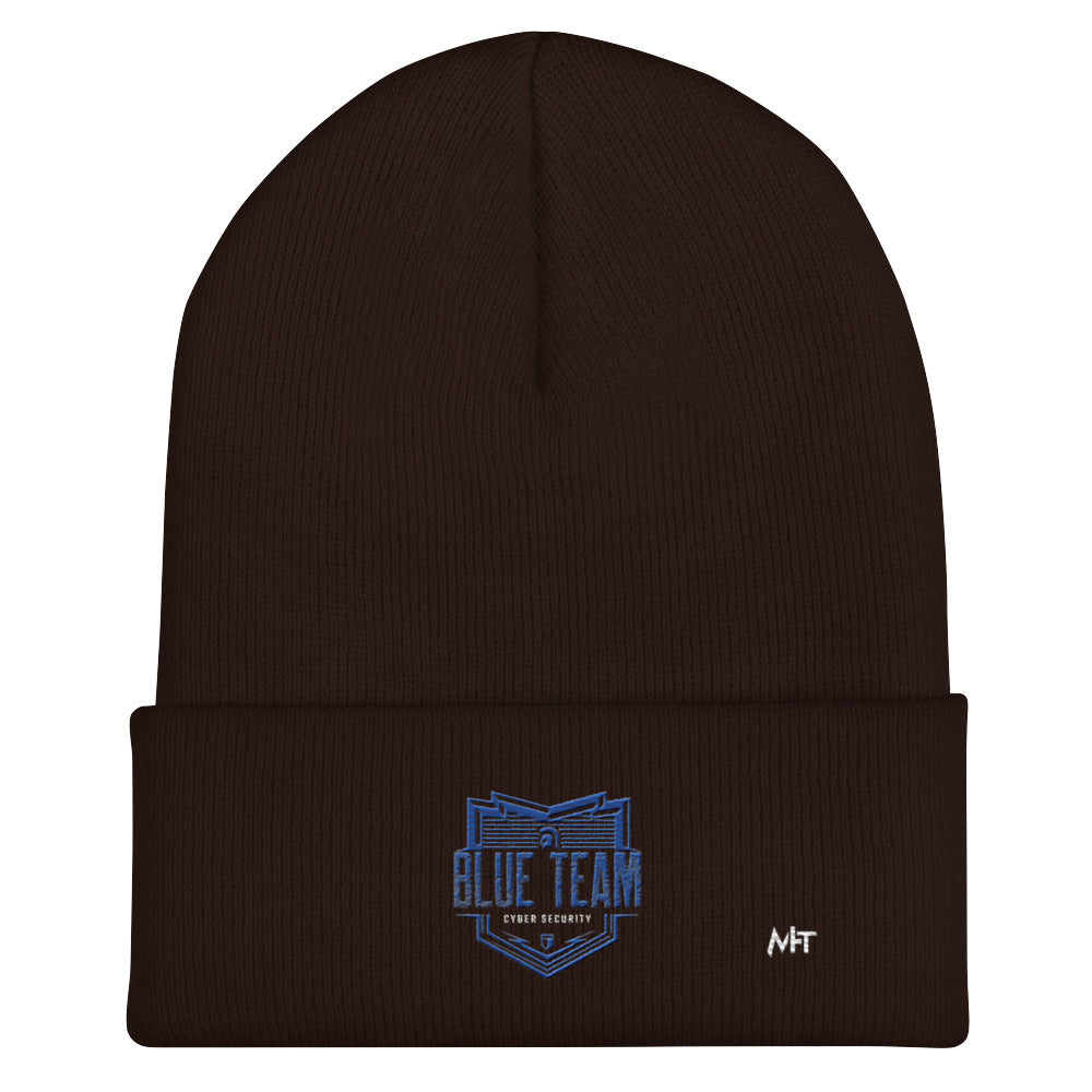 Cyber Security Blue Team V13 - Cuffed Beanie by DarkByteGear