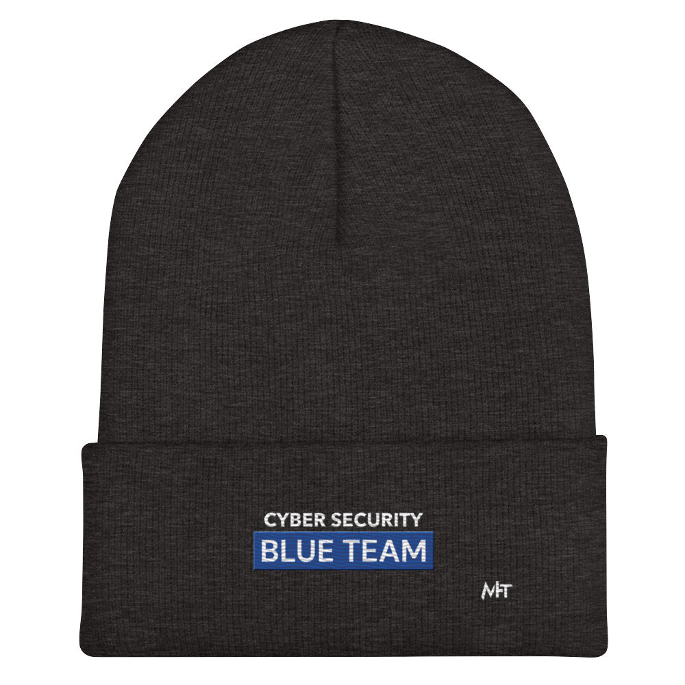 Cyber Security Blue Team V7 - Cuffed Beanie by DarkByteGear