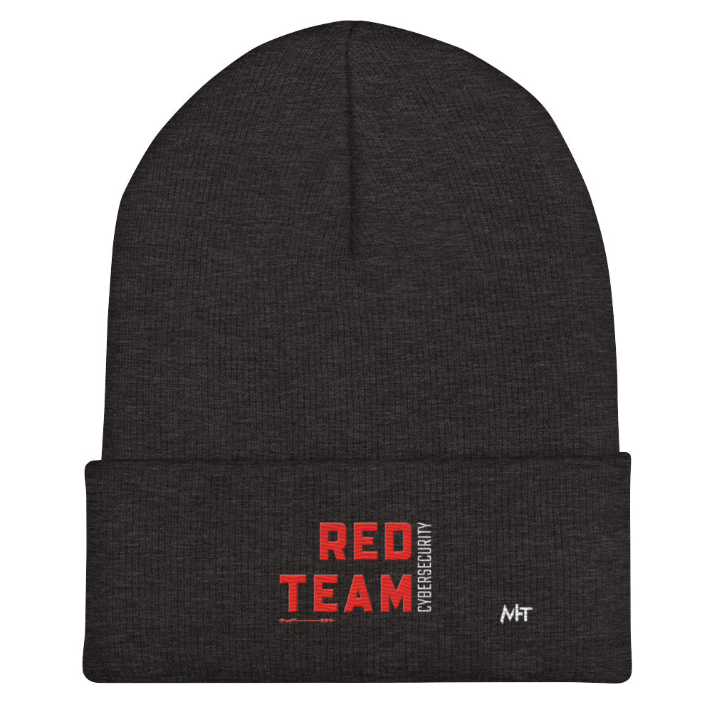 Cyber Security Red Team V8 - Cuffed Beanie by DarkByteGear