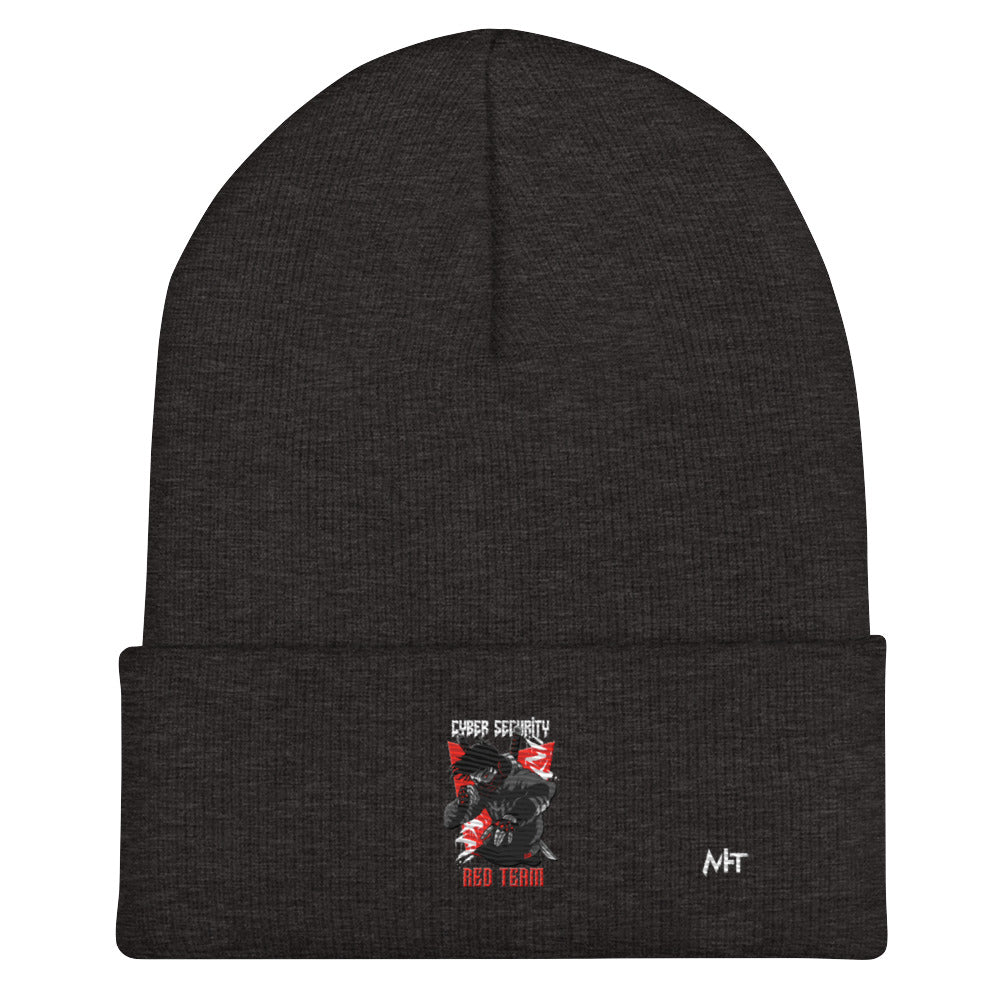 Cyber Security Red Team V3 - Cuffed Beanie by DarkByteGear