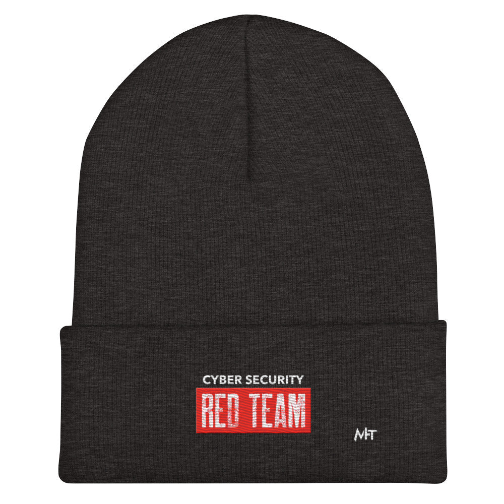 Cyber Security Red Team V1 - Cuffed Beanie by DarkByteGear
