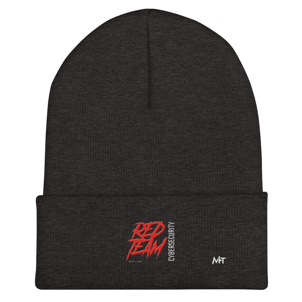 Cyber Security Red Team V6 - Cuffed Beanie by DarkByteGear