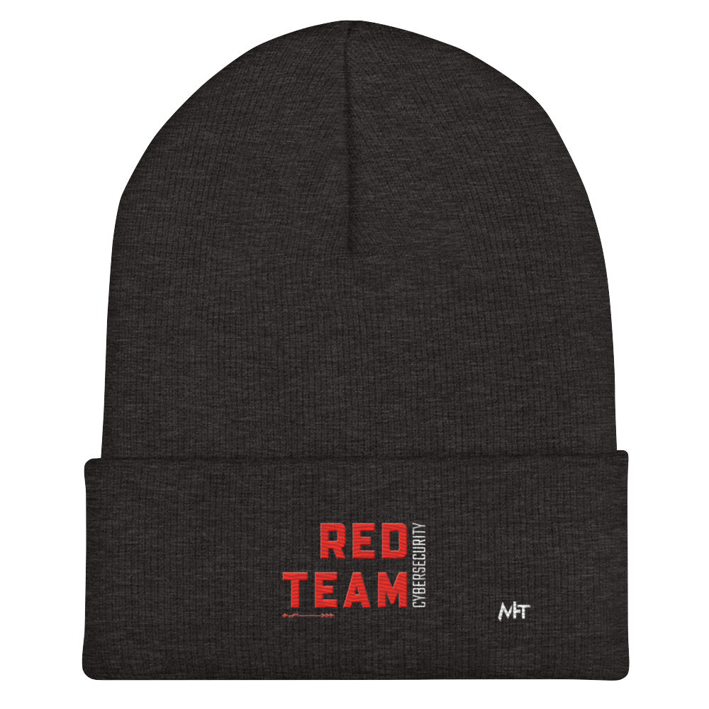 Cyber Security Red Team V7 - Cuffed Beanie by DarkByteGear