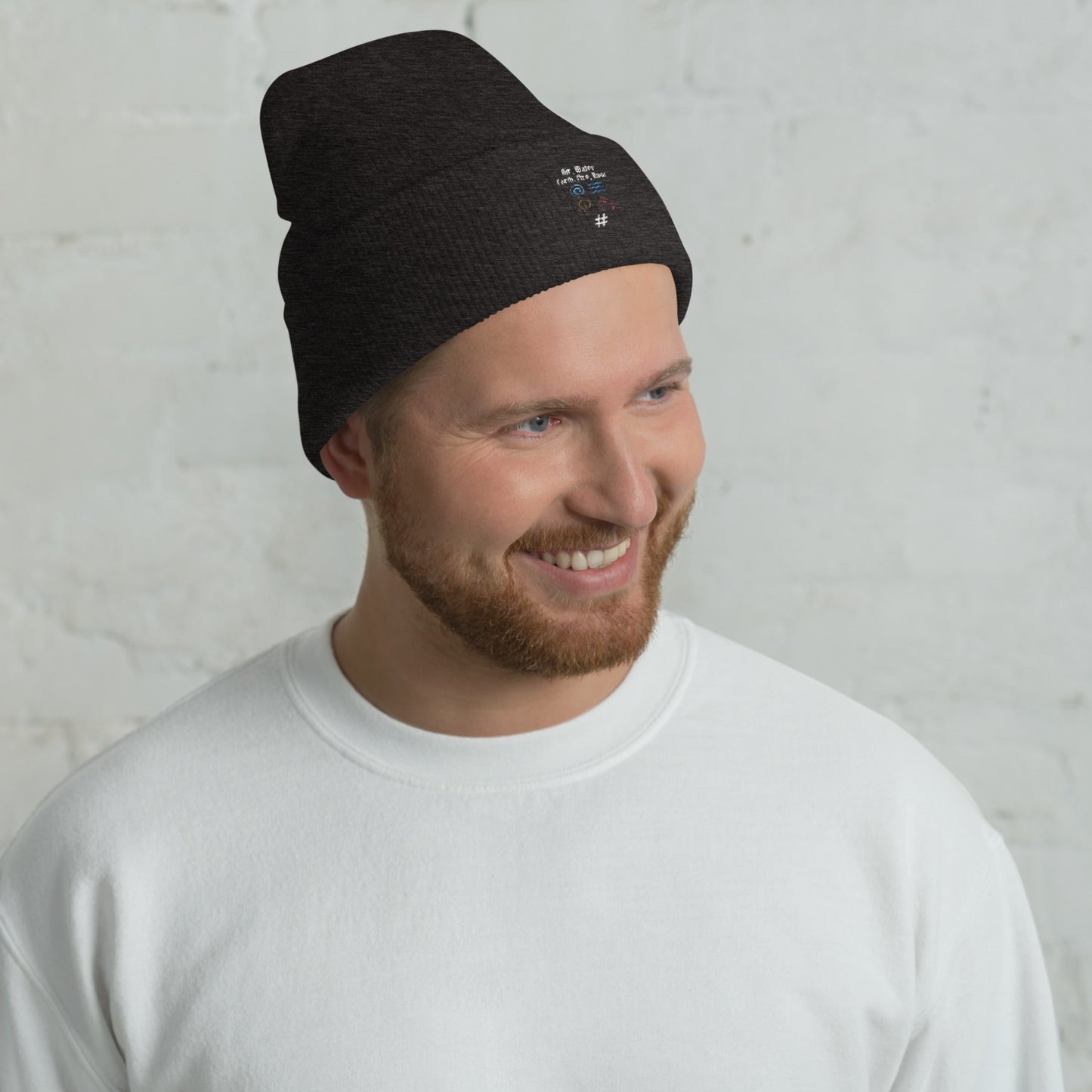 Air, Water, Earth, Fire, Root - Cuffed Beanie by DarkByteGear
