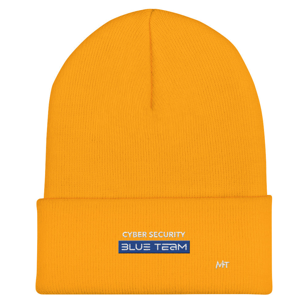 Cyber Security Blue Team V8 - Cuffed Beanie by DarkByteGear